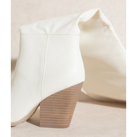 NWT Oasis Society Clara Knee High Western Boots, White Tall Boots, Fall Boots - Picture 3 of 5